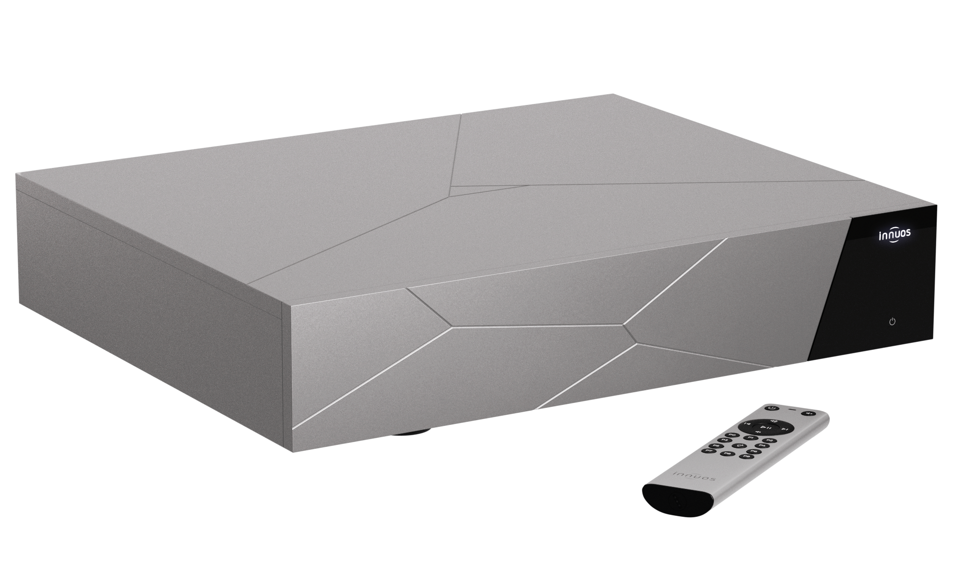 Innuos STREAM Remote is included with the STREAM3 music streamer and server